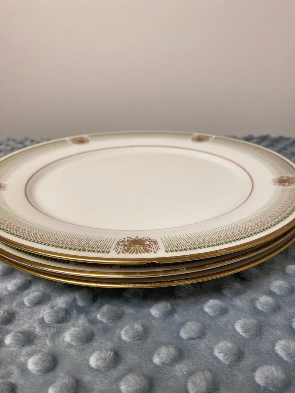 Vintage Noritake 7090 Chesterfield Dinner Plates